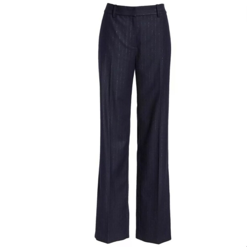 Equipment Blue Straight Leg Pants